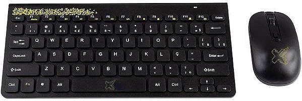 Kit Freestyle Teclado e Mouse Sem Fio Maxprint