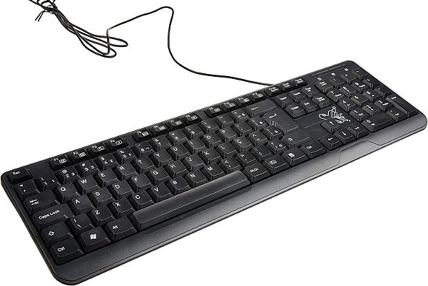 Kit Essential Teclado e Mouse Com Fio Maxprint