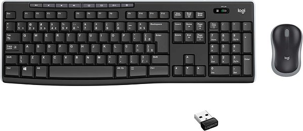 Teclado E Mouse Sem Fio MK270 Logitech