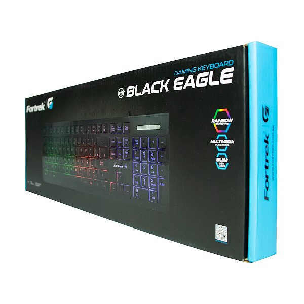 Teclado Gamer Multimídia Fortrek Black Eagle