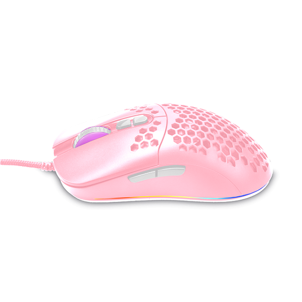 Mouse Skadi 12.000 DPI USB 2.0 Rosa Dazz