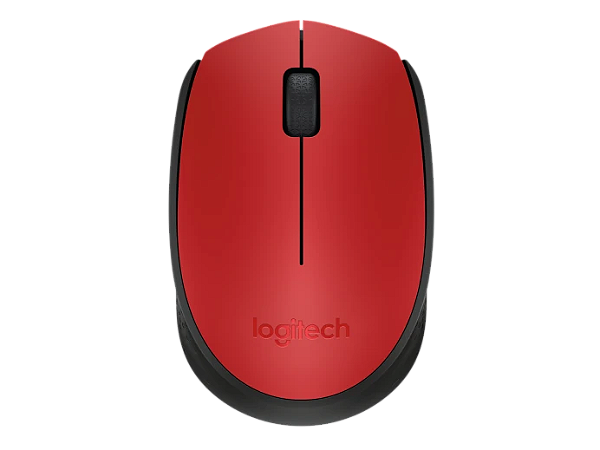 Mouse Sem Fio M170 Logitech Vermelha