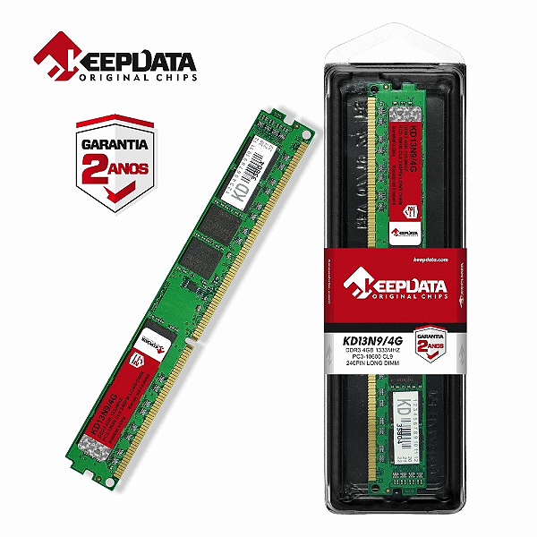 Memoria RAM DESK keepData DDR3 4GB 1333MHZ KD13N9/4G