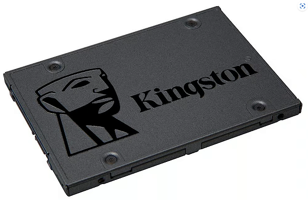 SSD 120GB Kingston A400 - SATA - Leitura 500 MB/s - Gravação 350MB/s - SA400S37/240G