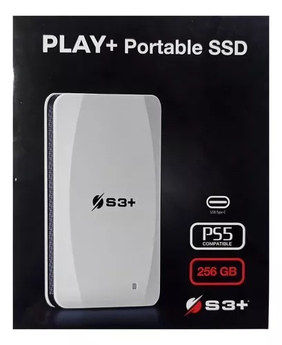 Ssd Externo 256gb Portátil Play+ Usb 3.2  S3+