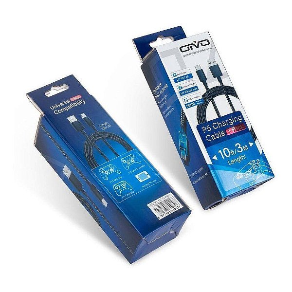 Cabo Usb Tipo C Carregar Controle Ps5 3M