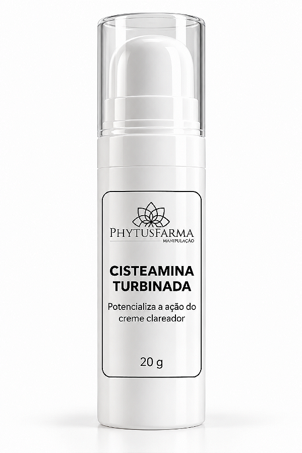 CISTEAMINA TURBINADA | POTENCIALIZA A AÇÃO DO CREME DESPIGMENTANTE | MELASMA RESISTENTE