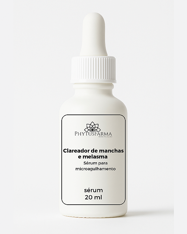 SÉRUM PARA MICROAGULHAMENTO:  CLAREADOR DE MANCHAS E MELASMA COM ÁCIDO TRANEXÂMICO + 6 ATIVOS