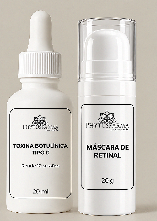 MICROTOX LIGHT: MESCLA DE TOXINA BOTULÍNICA C + MÁSCARA PEELING DE RETINAL | RENDE 10 APLICAÇÕES