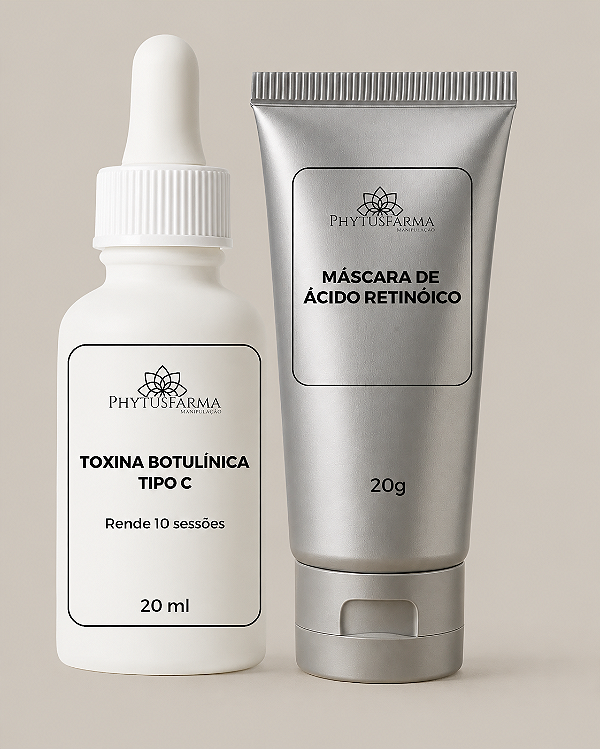 MICROTOX LIGHT: MESCLA DE TOXINA BOTULÍNICA C + MÁSCARA PEELING DE ÁCIDO RETINÓICO | RENDE 10 APLICAÇÕES
