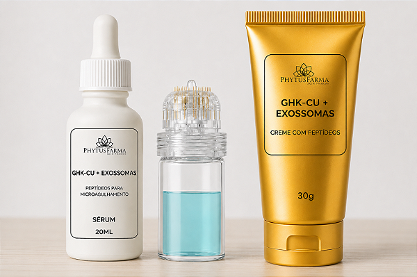 COMBO GHK-CU: SÉRUM GHK-CU + CREME PARA USO DIÁRIO