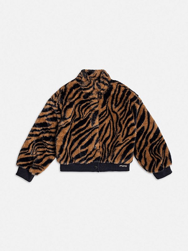 Jaqueta Bomber Pelo de Tigre Momi H4977