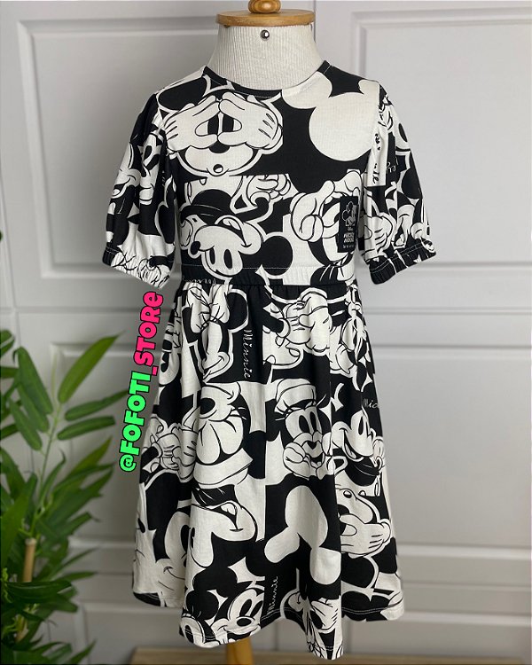 Vestido do Mickey e Minnie Animê N3638