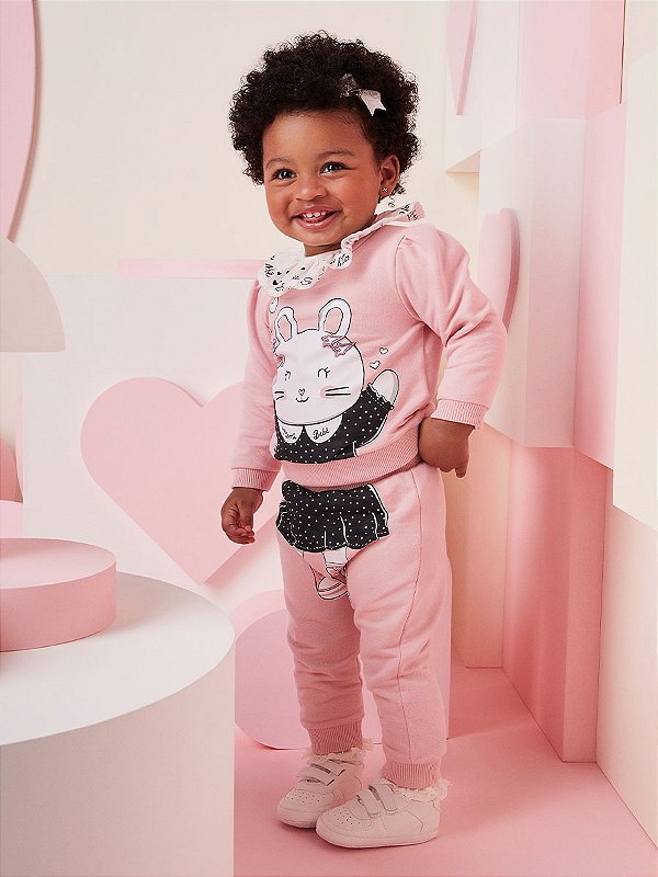 Conjunto Rosa de Coelho Momi C2167