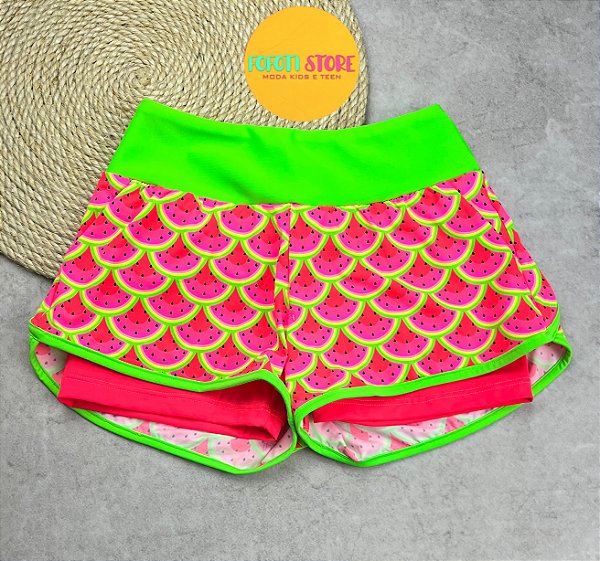 Short Maite Siri Kids Melancia Neon 90100