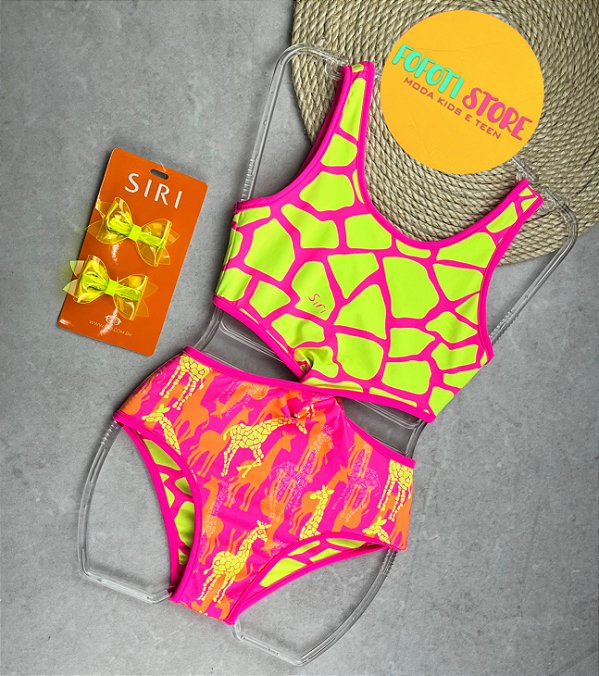 Maiô Reverso Siri Kids Carol Girafa 90106