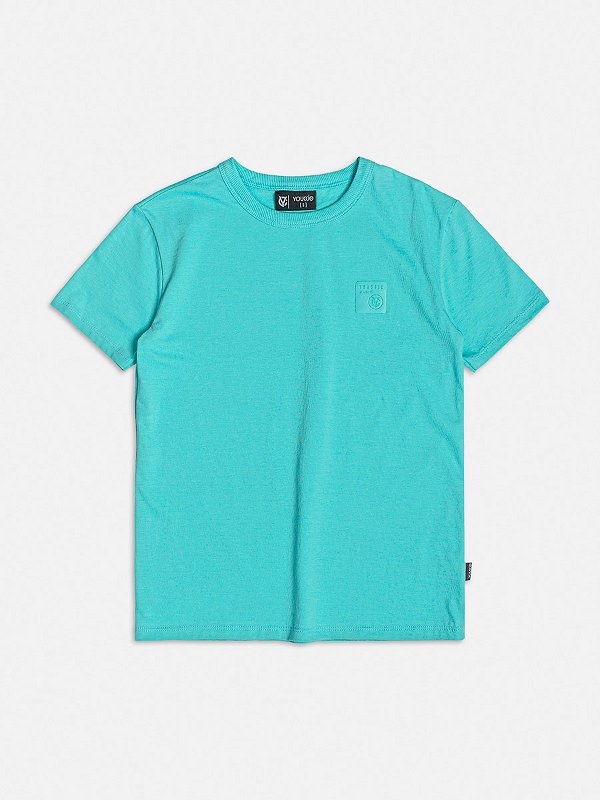 Camiseta Basica Youccie Azul Acqua D2523