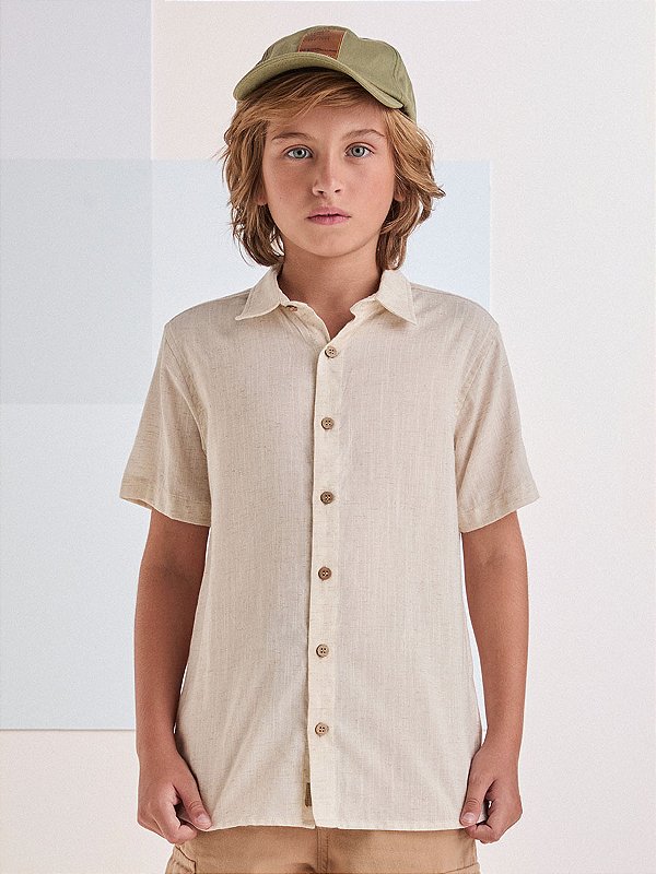Camisa Manga Curta Cru Youccie D2358
