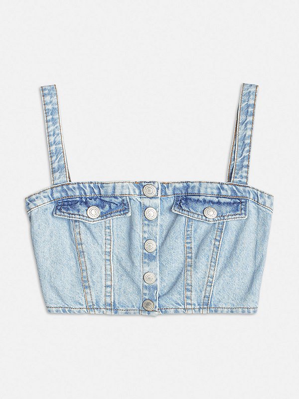 Cropped Jeans Com Lapelas I Am Authoria R4746