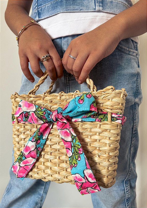 Bolsa de Palha Animê Com Laço Ajustável ZM078