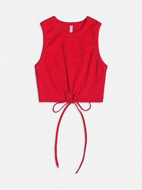 Top Ribana Vermelho Preppy I Am Authoria R4476
