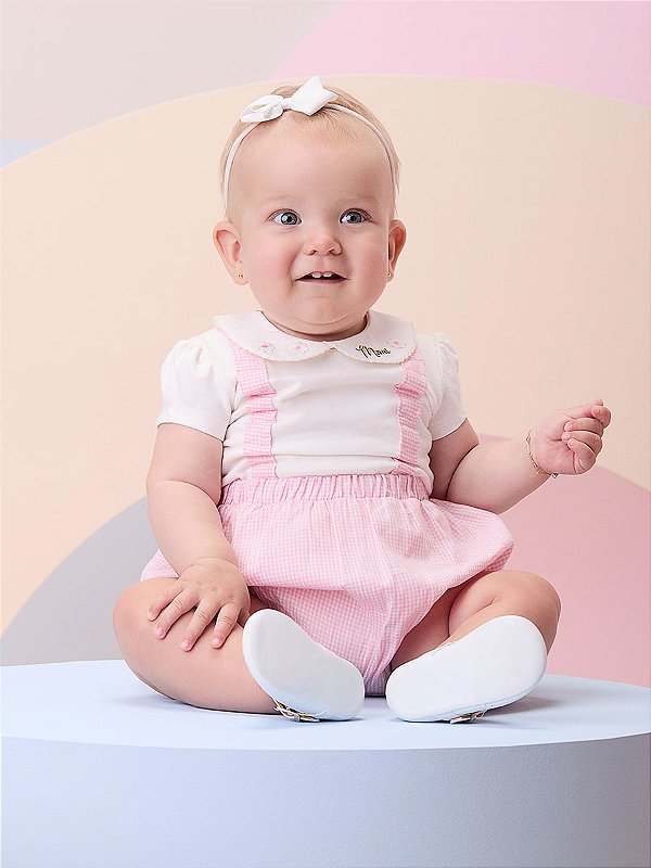 Body Xadrez com Golinha Momi Baby C2283