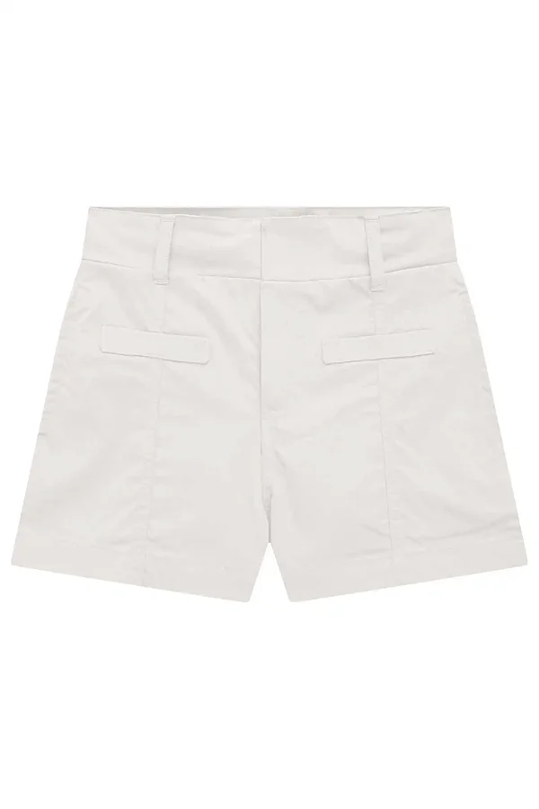 Shorts em Alfaiataria Off White 76914 Vic&Vicky