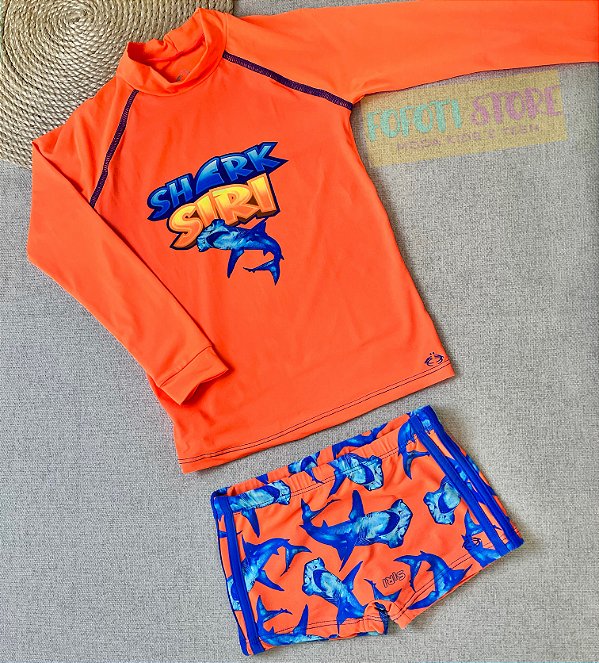 Conjunto Siri Kids Rodrigo Est Tech Shark 40505