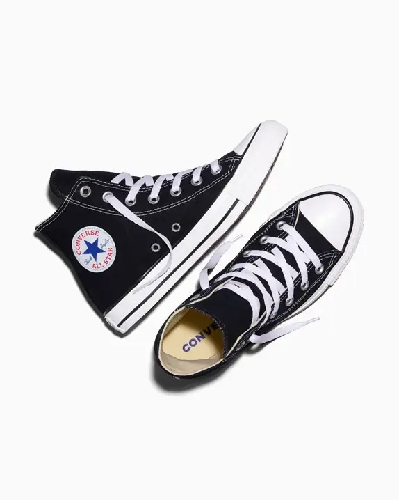 Chuck Taylor All Star Cano Alto Preto Infanto Juvenil