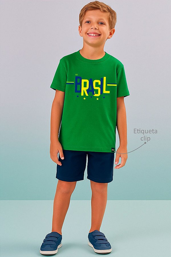 Camiseta MC Brasil Verde Lucboo 99769