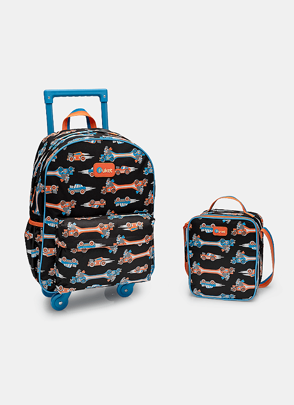 Kit Mochila + Lancheira Gorila Racing Puket