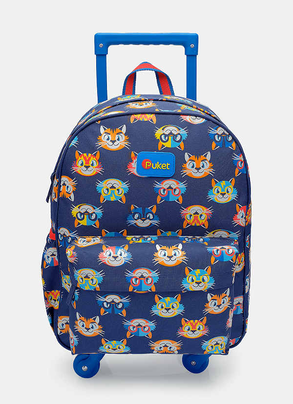Mochila com Rodinha Média Tigre Lucha Puket