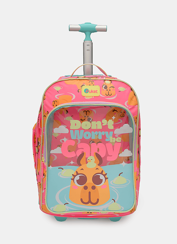 Mochila com Rodinha Grande Capivara Vibes Puket