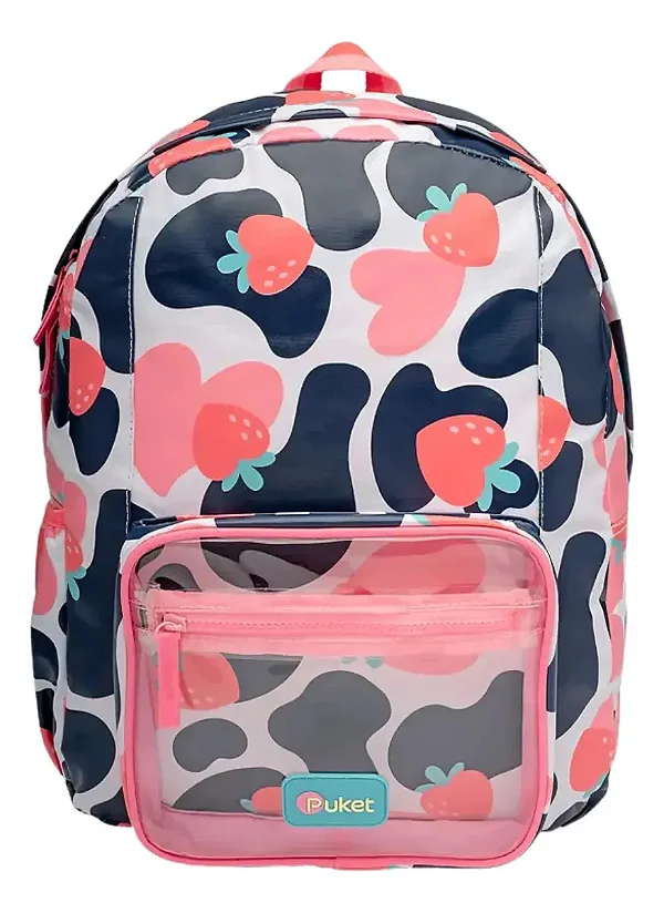 Mochila De Costas Vaca Romântica Menina - Puket