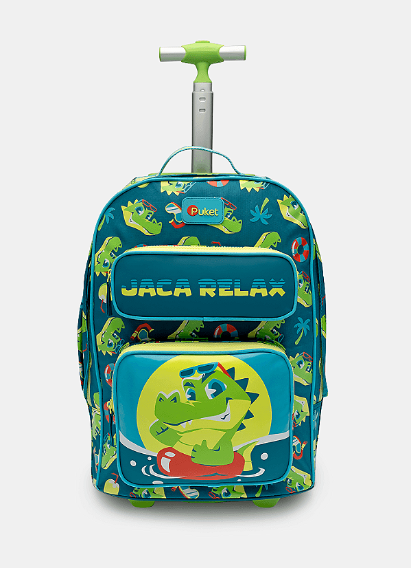 Mochila com Rodinha Grande Jacaré Relax Puket