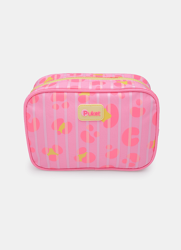 Necessaire Média Gata Cereja Puket