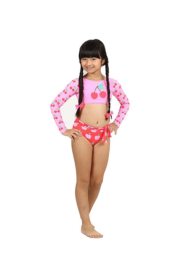Biquini Cropped ML Thaís Tuttifrut Siri Kids 39106