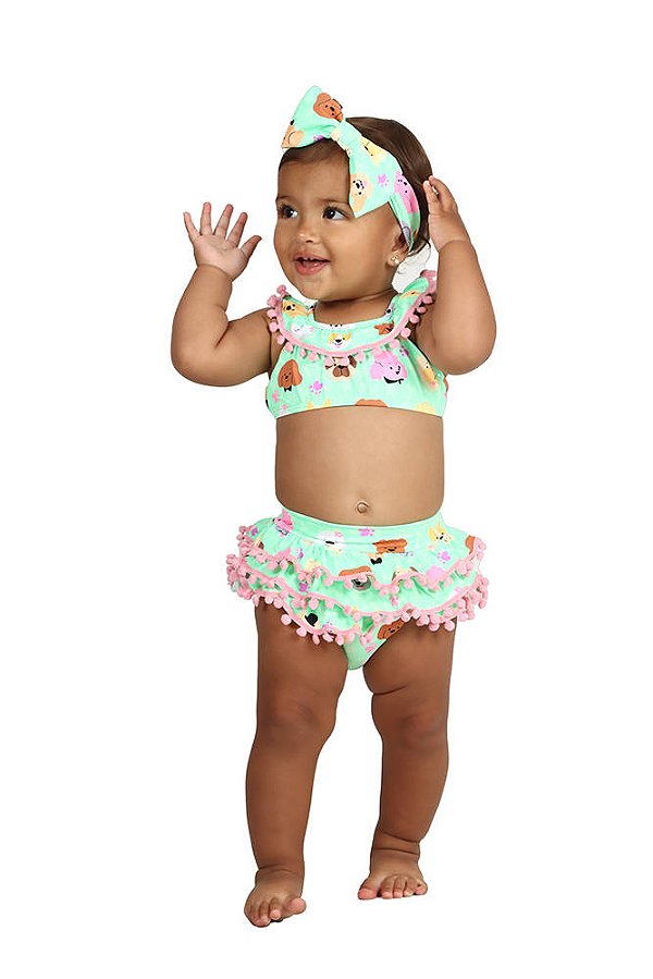 Biquini Faixinha Siri Kids Linda Est Dog 39415-90112