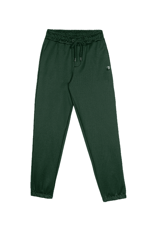 Calça Jogger Helanca Felpada Verde Bakulelê 4944