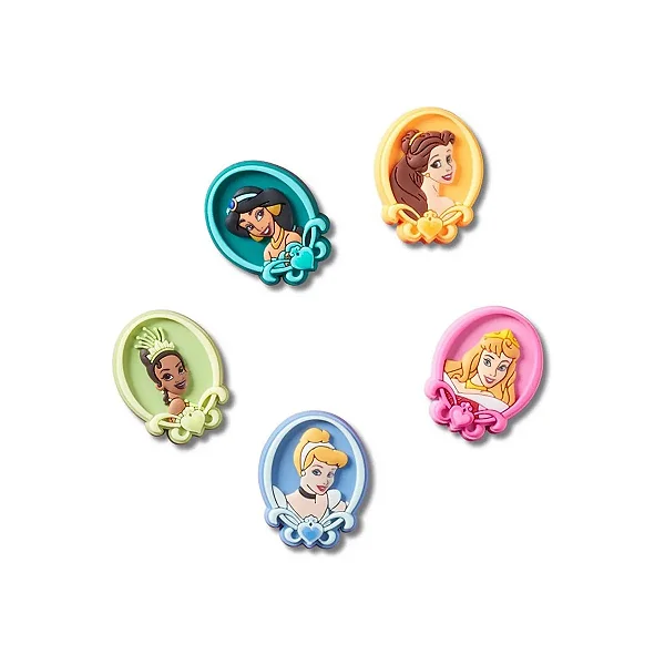 Jibbitz Disney Princess Pack com 5 Peças