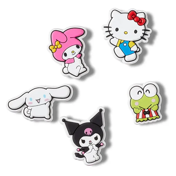 Jibbitz Hello Kitty Pack com 5 Peças