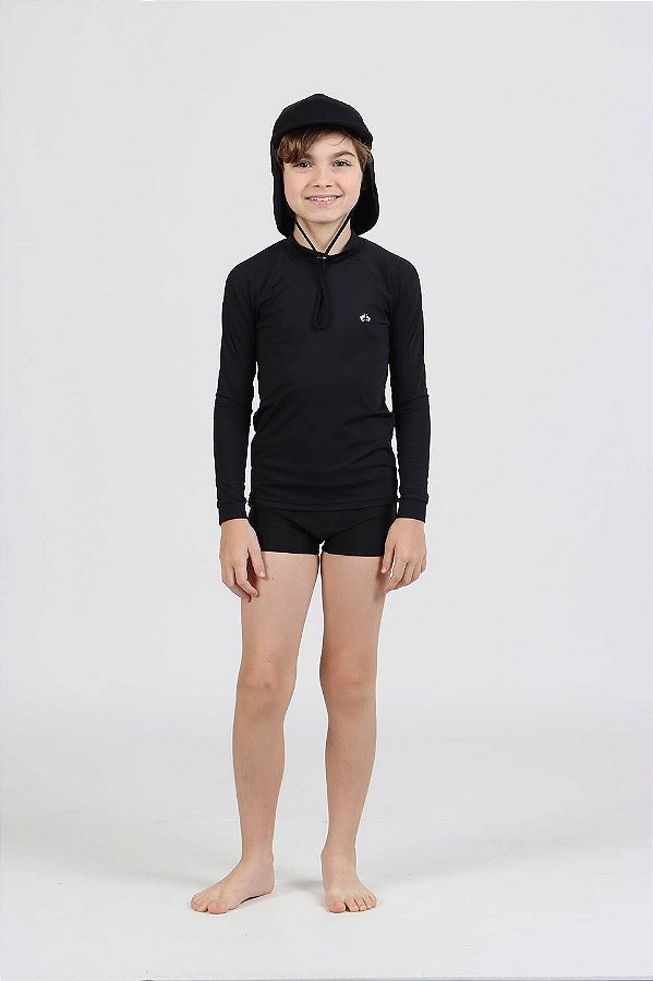 Blusa Proteção UV Siri Kis Preta 40250