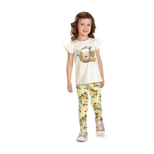 Conjunto Milon Bata e Legging Estampada 2001767-0452