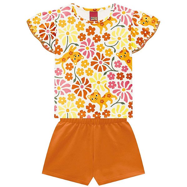 Conjunto Infantil Menina em Algodão Kyly 1001815-0452