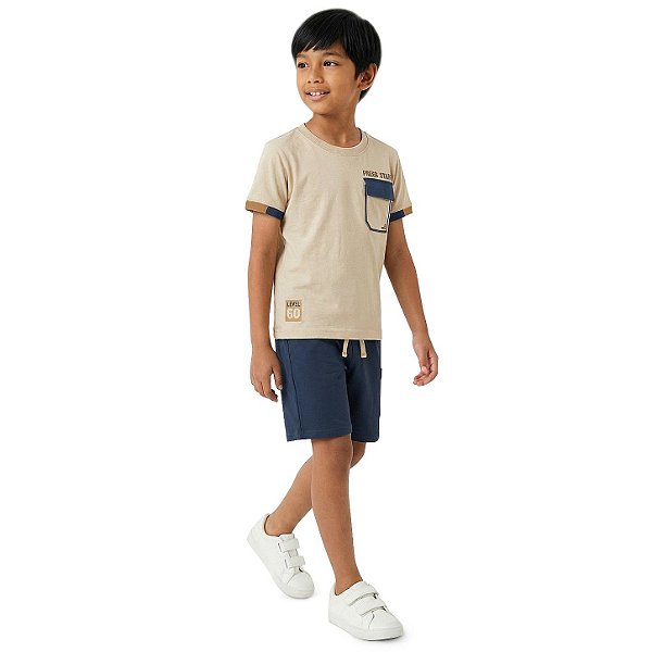 Conjunto Infantil Menino Lettering Kyly 1001895-8550