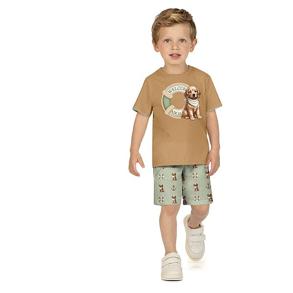 Conjunto Infantil Menino Cachorrinho Milon 2001788-8532