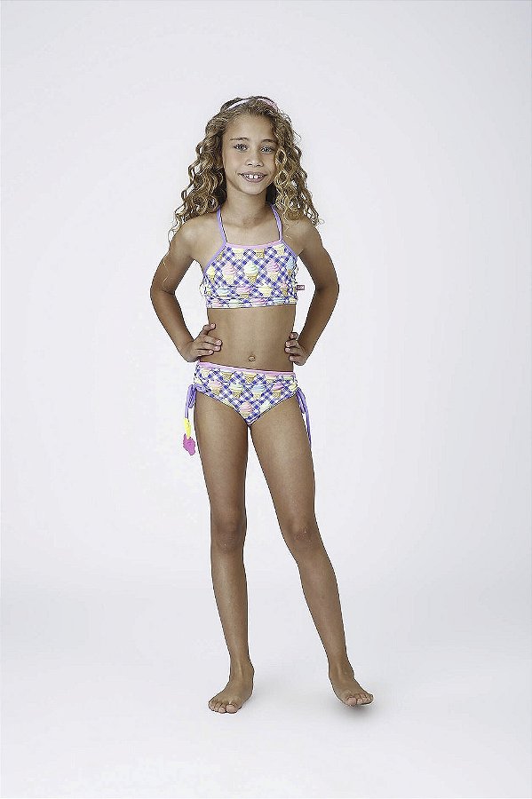 Biquini Cropped Siri Kids Laila Aplic Est Ice Cream 43011