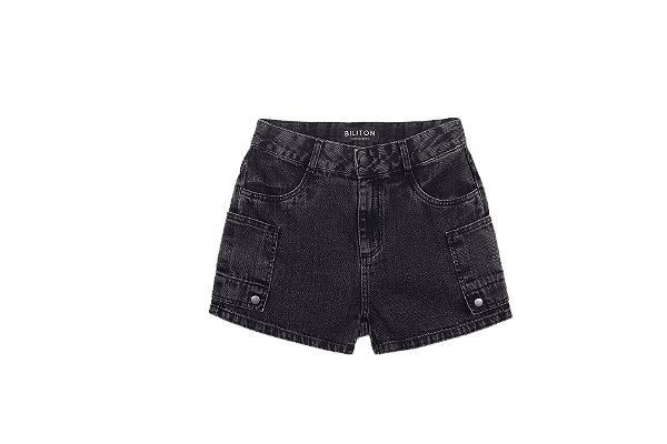 Short Jeans Duda Black Biliton 361700733