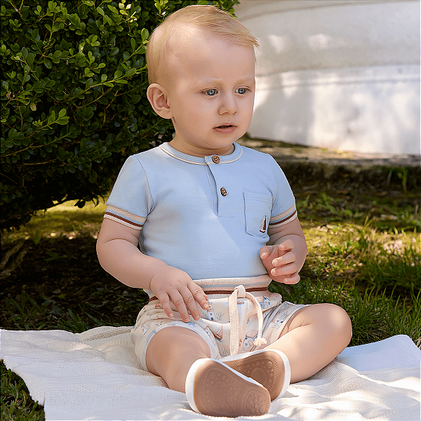 Conjunto Bebê Menino Estampa Milon 2001866-6860