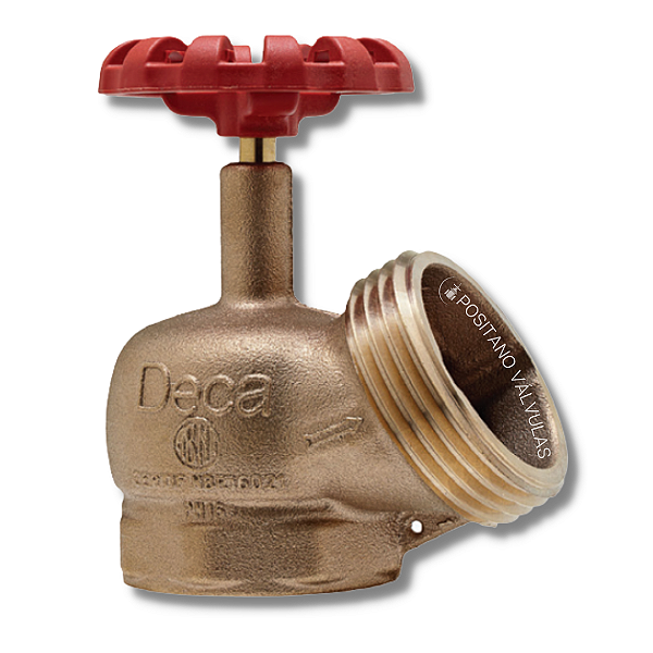 Válvula Globo para Hidrante Monobloco 45° de Bronze Fig H97 – DECA
